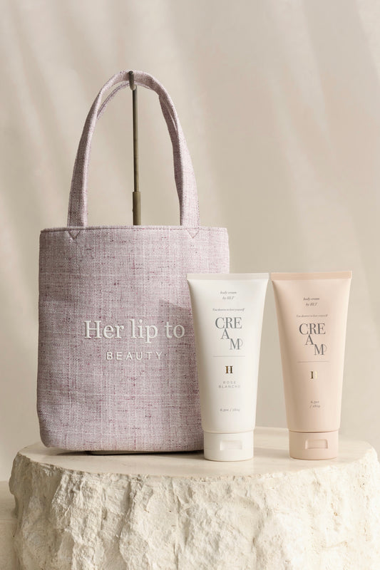 Tweed Tote Bag - SENSUAL RICH BODY CREAM SET -