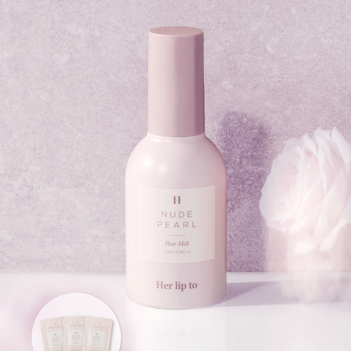 1月上旬発送】RICH ESSENCE HAIR MILK - NUDE PEARL -