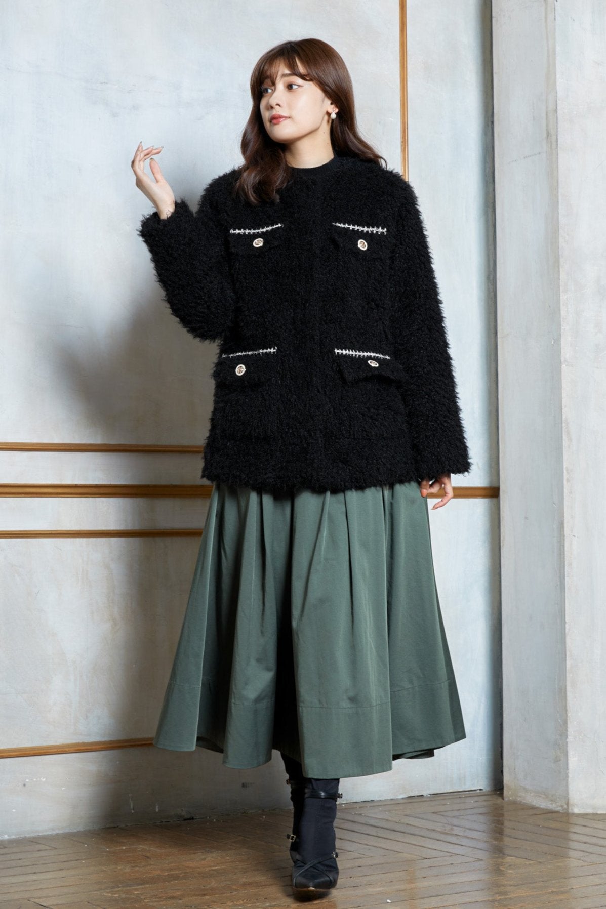 【New Color】Royal Faux Fur Coat