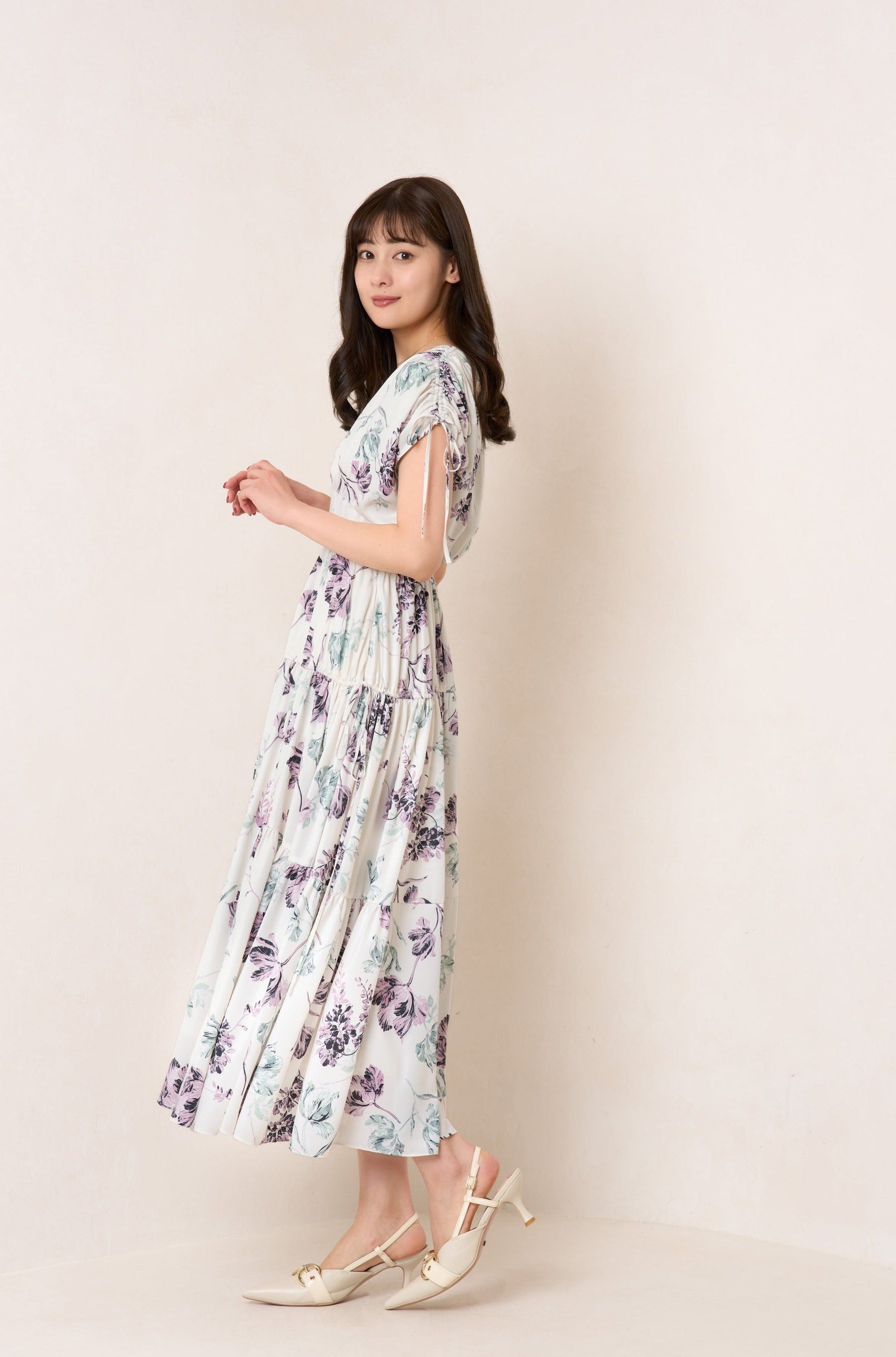 【6月上旬出貨】【rich lavender】Full Of Love Long Dress