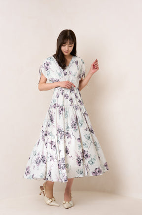 【rich lavender / purple×green】Full Of Love Long Dress