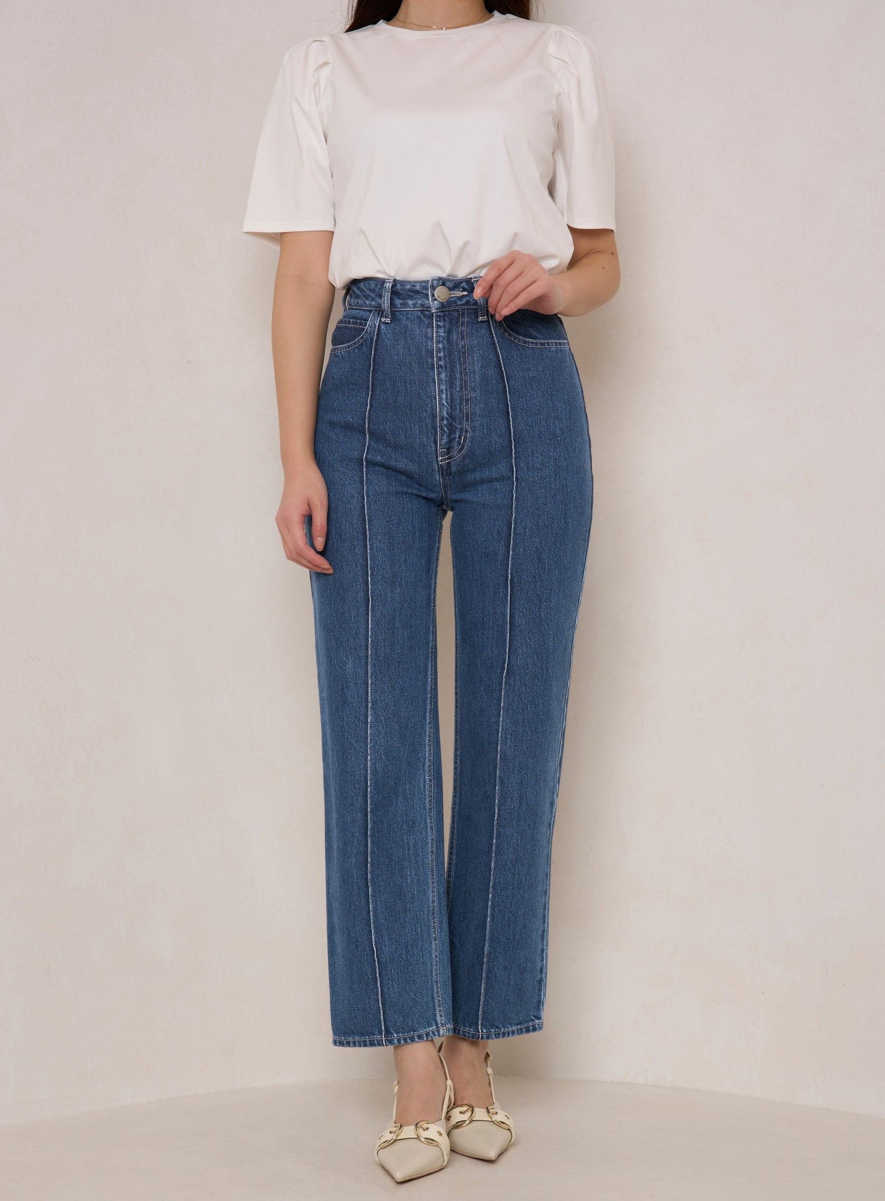 公式サイトにて購入後her lip to♡Valencia High Rise jeans