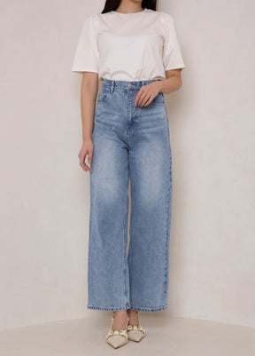 【5月中旬出貨】Milano Wide-Straight Jeans