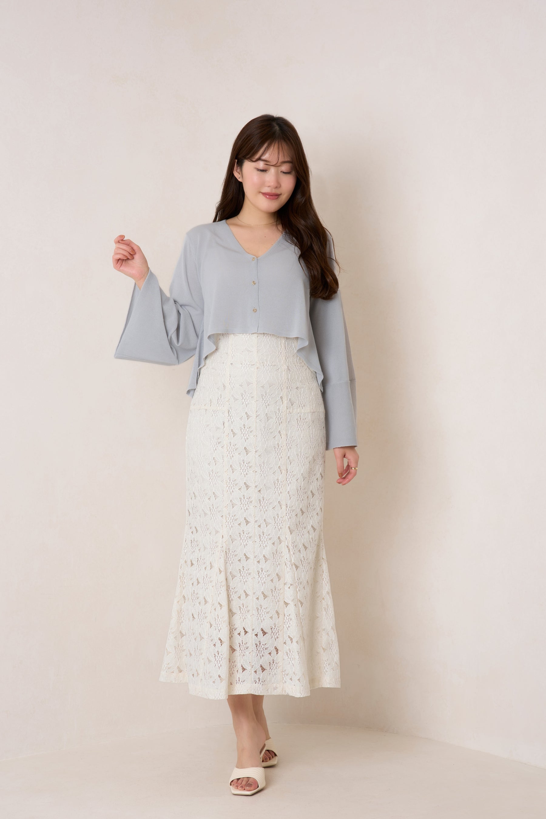 [New color] UV Knit Dress Cardigan