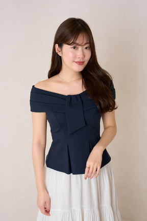 [New color] Lily Shawl Peplum Top