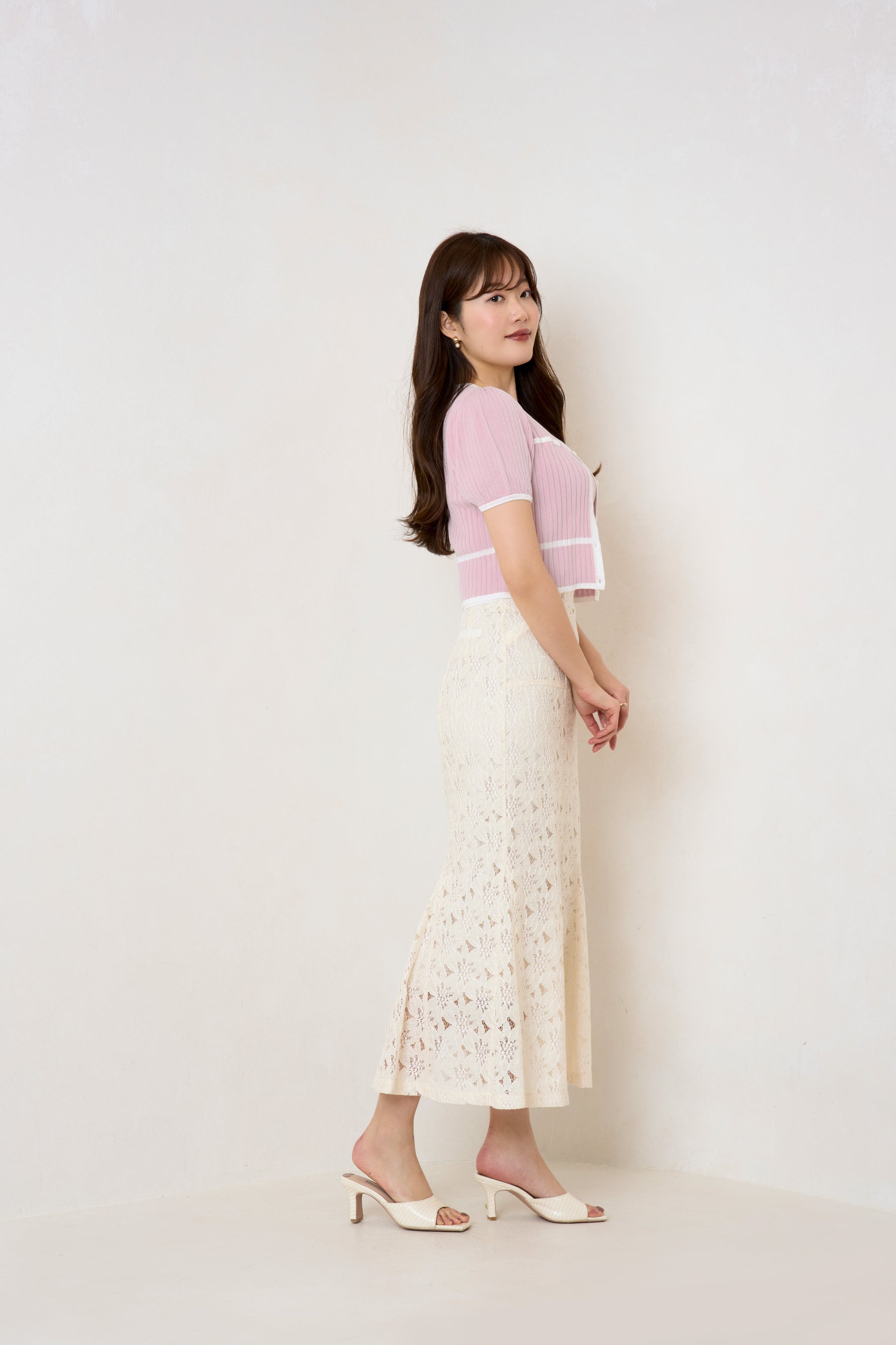 [Posting ended] Floral Lace Mermaid Skirt