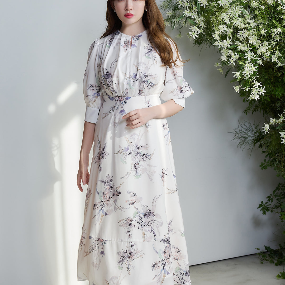 French Bouquet Puff Sleeve Dress French Bouquet Puff Sleeve Dress