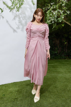 Camellia Sleeve Long Dress