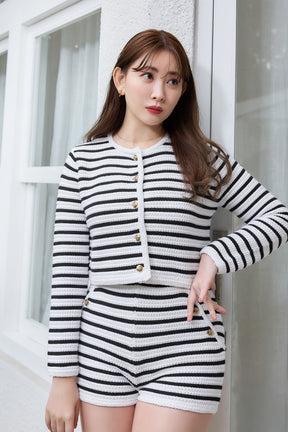 Muriel Stripe Knit Jacket