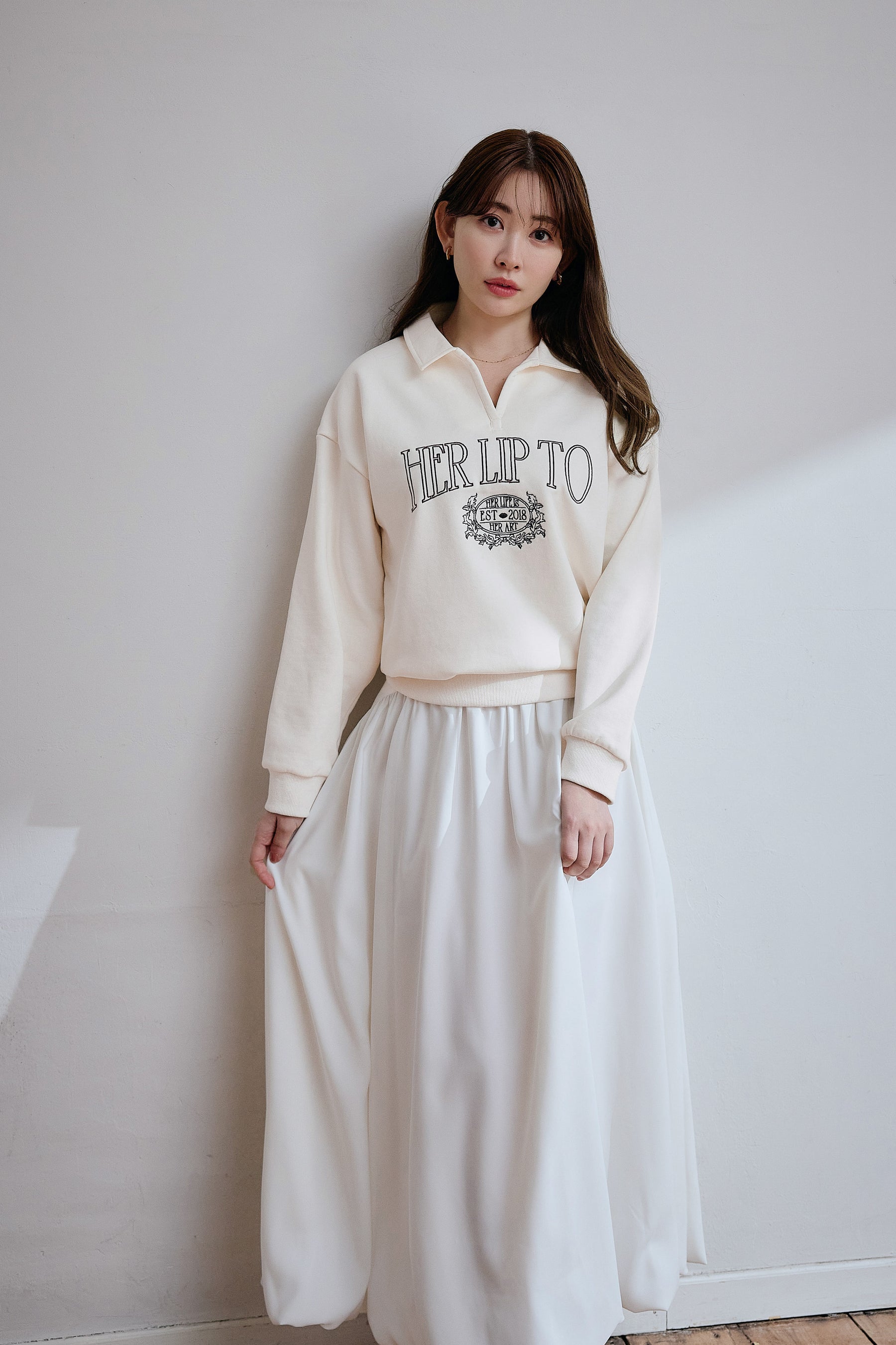 【新色】Gather Balloon Long Skirt