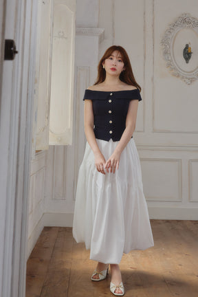 Random-Tiered Balloon Skirt