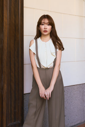 Front-Vent Suspender Pants