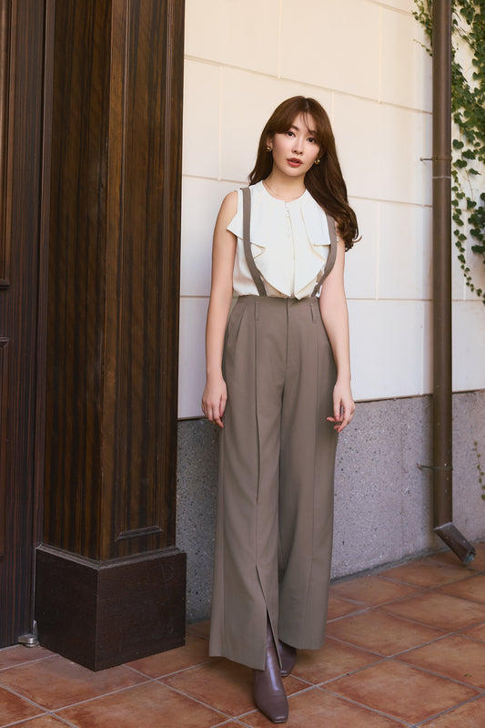 Front-Vent Suspender Pants