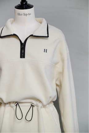 【1月上旬発送】Flight Mode Fleece Mini Dress