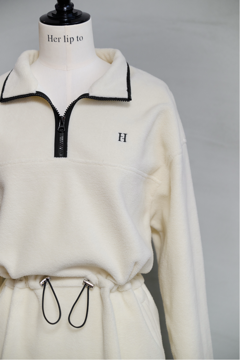 【1月上旬発送】Flight Mode Fleece Mini Dress