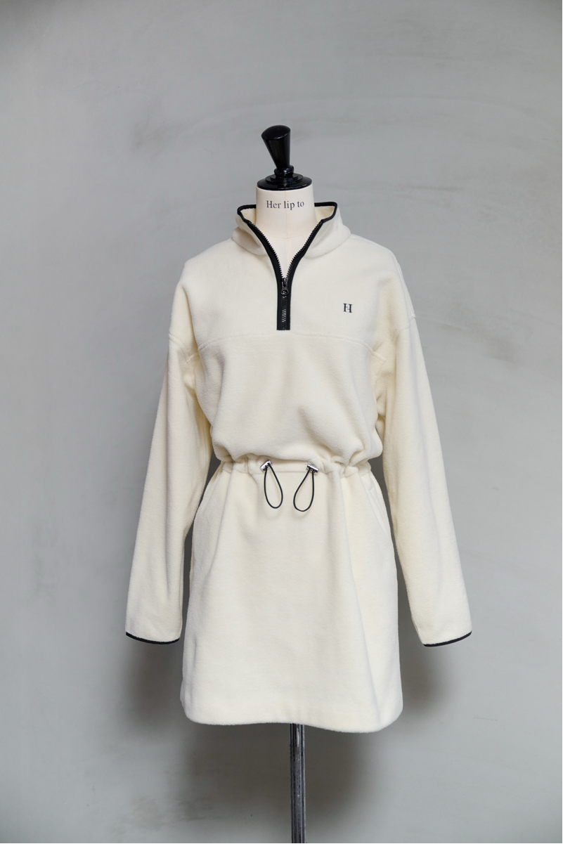 【1月上旬発送】Flight Mode Fleece Mini Dress