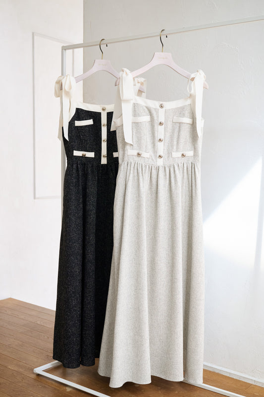 Verona Tweed Long Dress