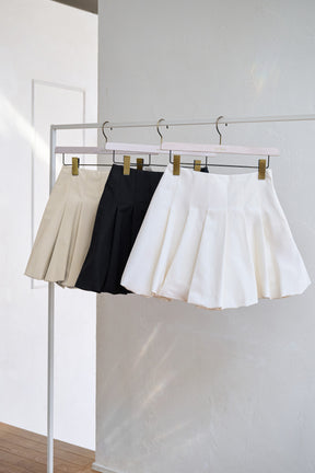 Bubble Cotton Mini Skirt