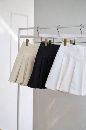 Bubble Cotton Mini Skirt