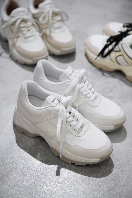 【white / beige / black×white / bordeaux】Le City HLT Sneakers