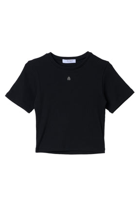 【新色】Trois Logo Ribbed Tee