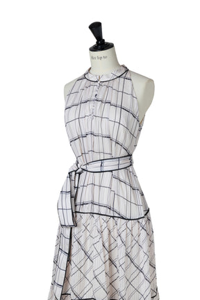 【9月中旬発送】Anduze Belted Check Dress