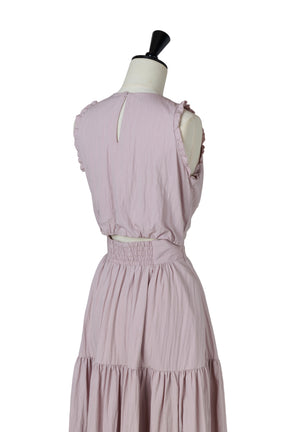 Viera Pintuck Tiered Dress