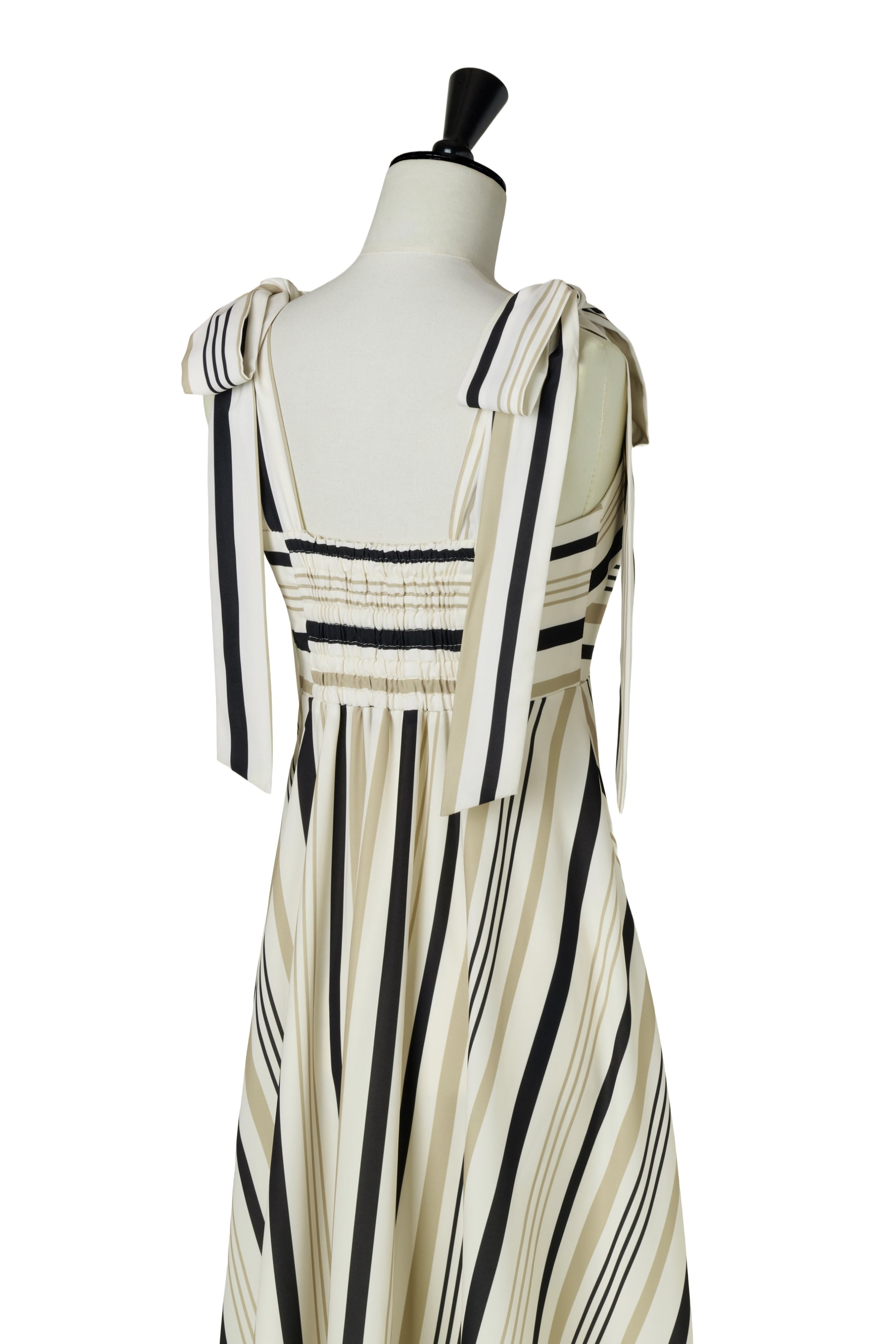 Cordelia Striped Ribbon Dress