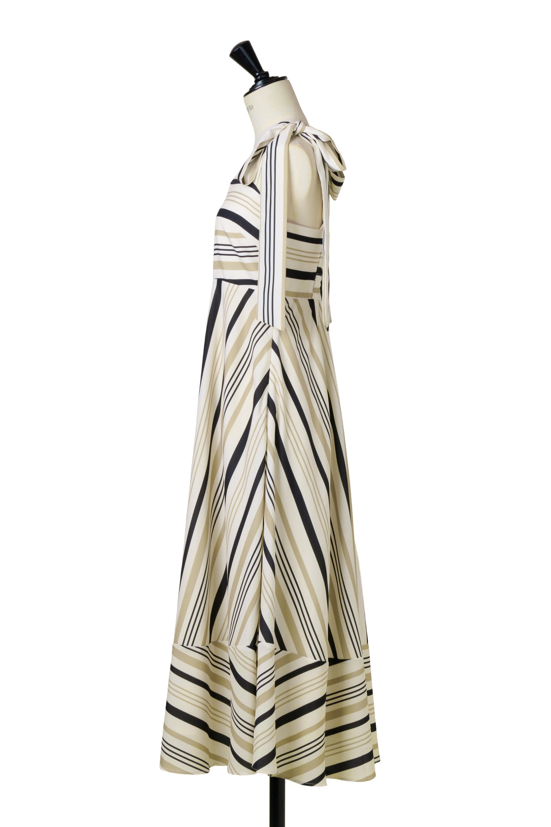 Cordelia Striped Ribbon Dress