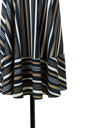 Cordelia Striped Ribbon Dress