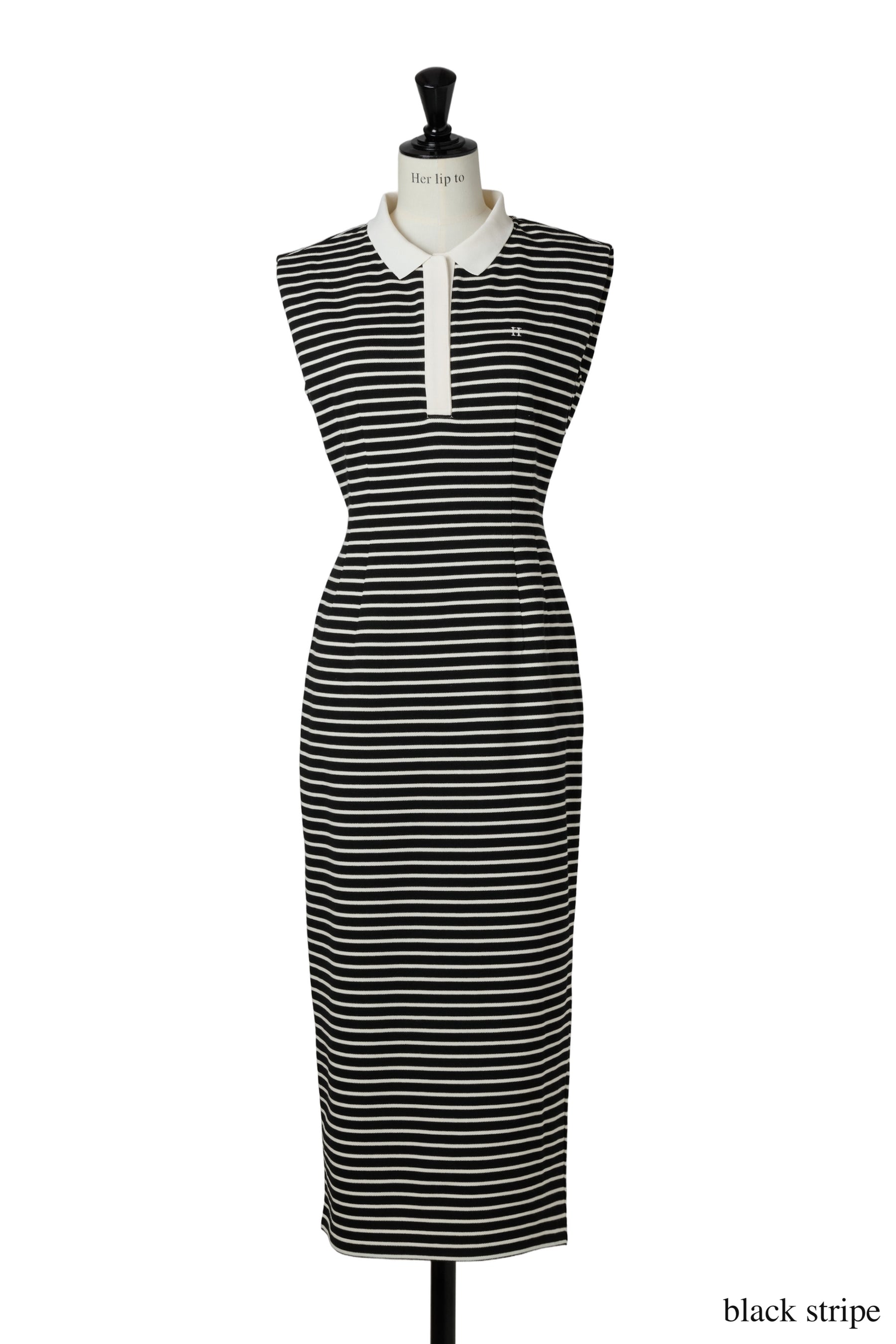 French Sleeve Polo Long Dress