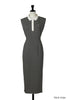French Sleeve Polo Long Dress