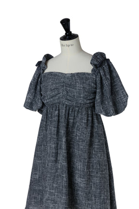 Colette Puff-Sleeve Dress