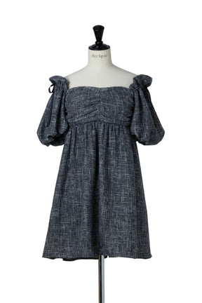 Colette Puff-Sleeve Dress