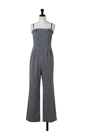 【7月下旬出貨】Frilled Tweed Jumpsuit
