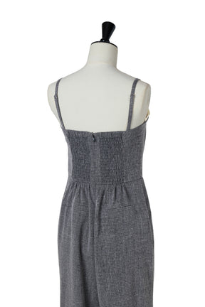 【7月下旬出貨】Frilled Tweed Jumpsuit