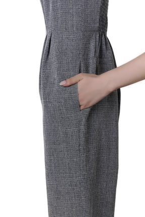 【7月下旬出貨】Frilled Tweed Jumpsuit