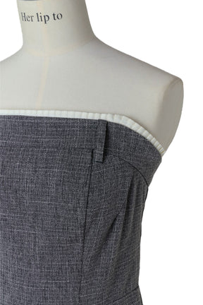 【7月下旬出貨】Frilled Tweed Jumpsuit