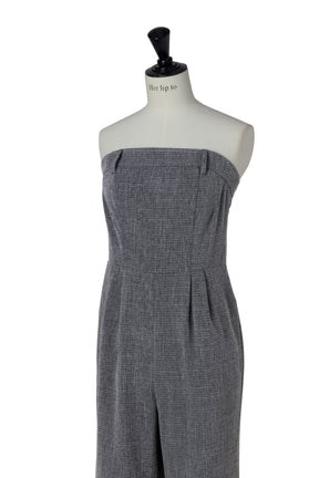 【7月下旬出貨】Frilled Tweed Jumpsuit
