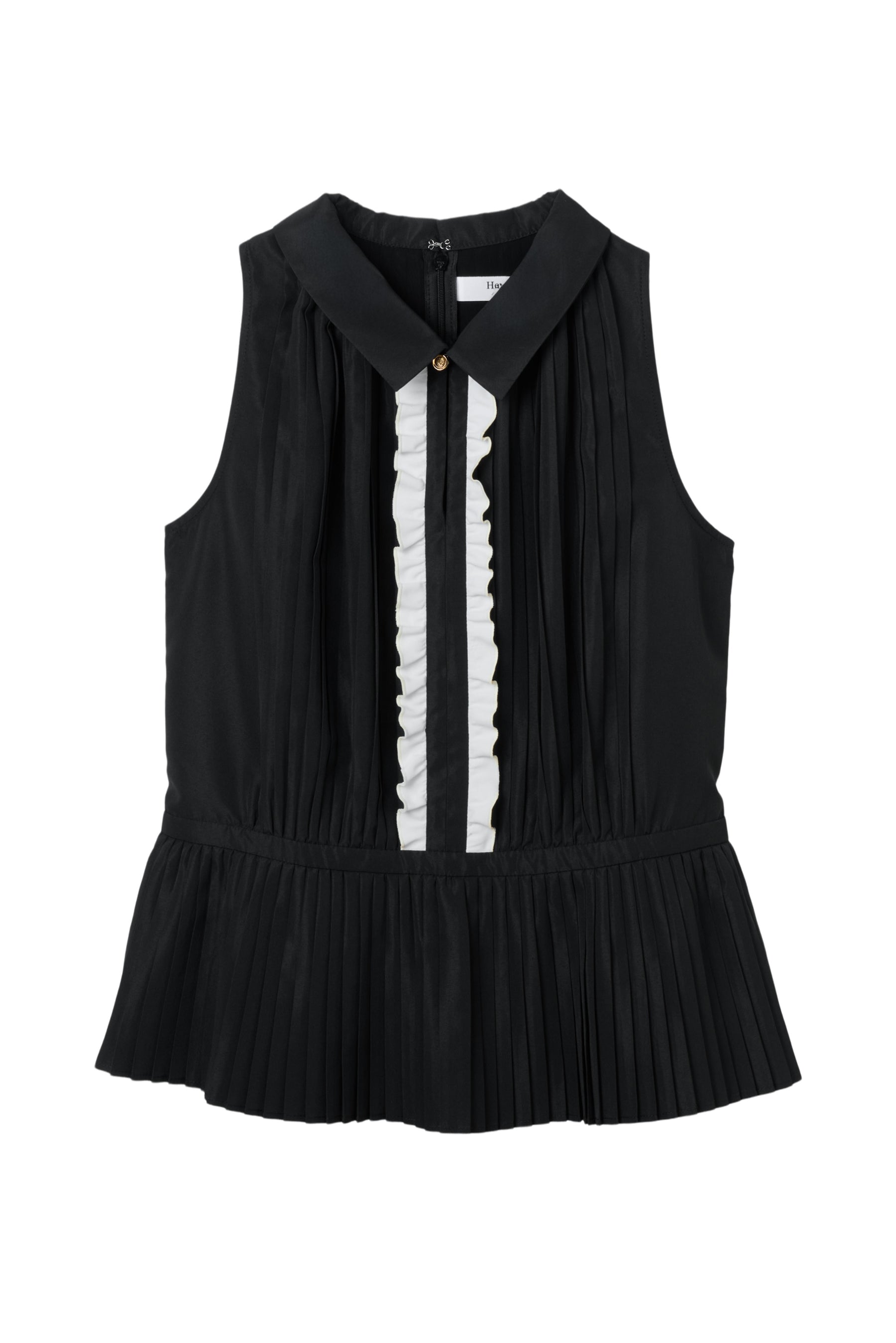 Manon Pleated Peplum Top