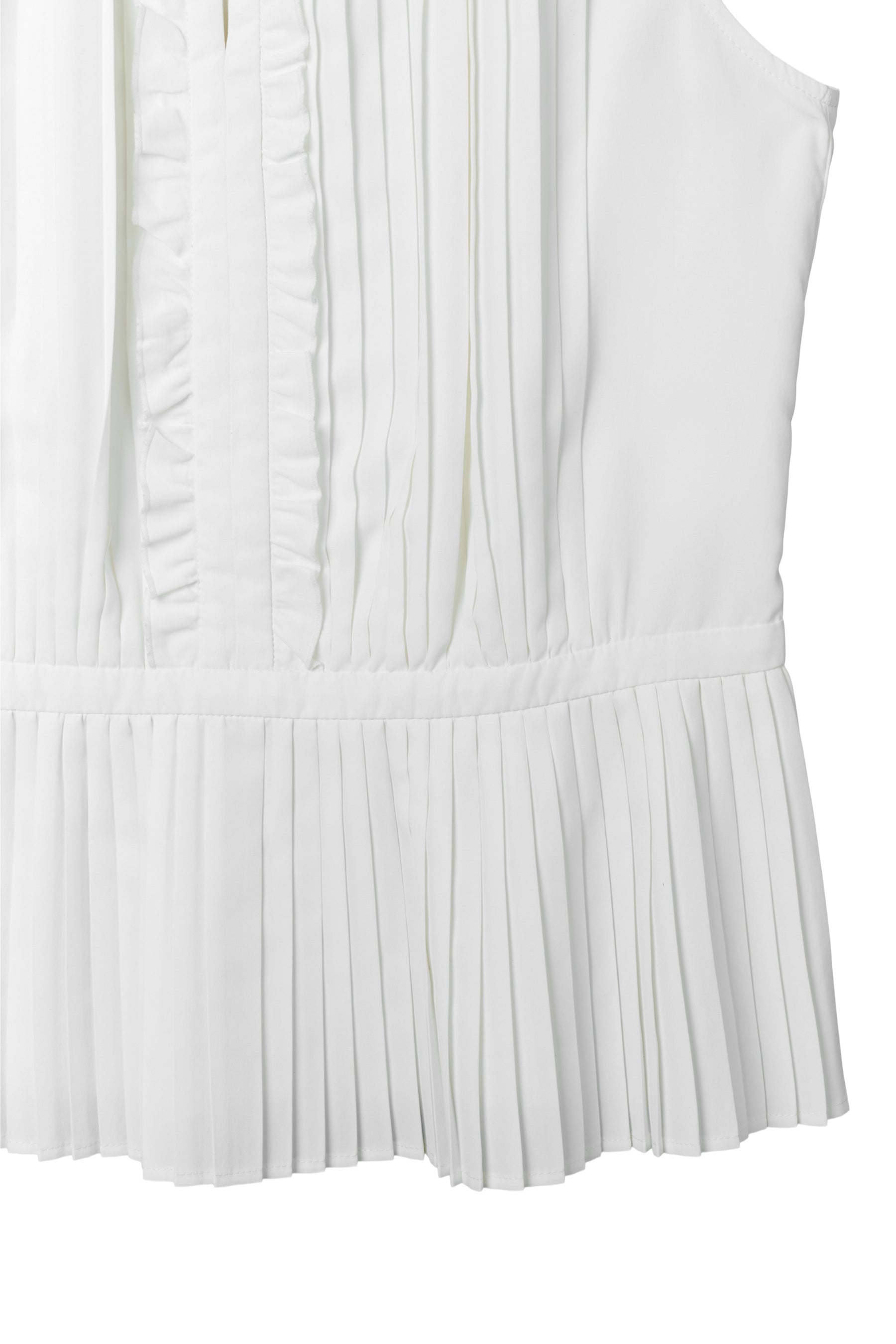 Manon Pleated Peplum Top