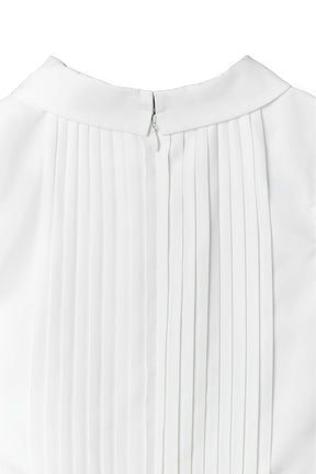 Manon Pleated Peplum Top