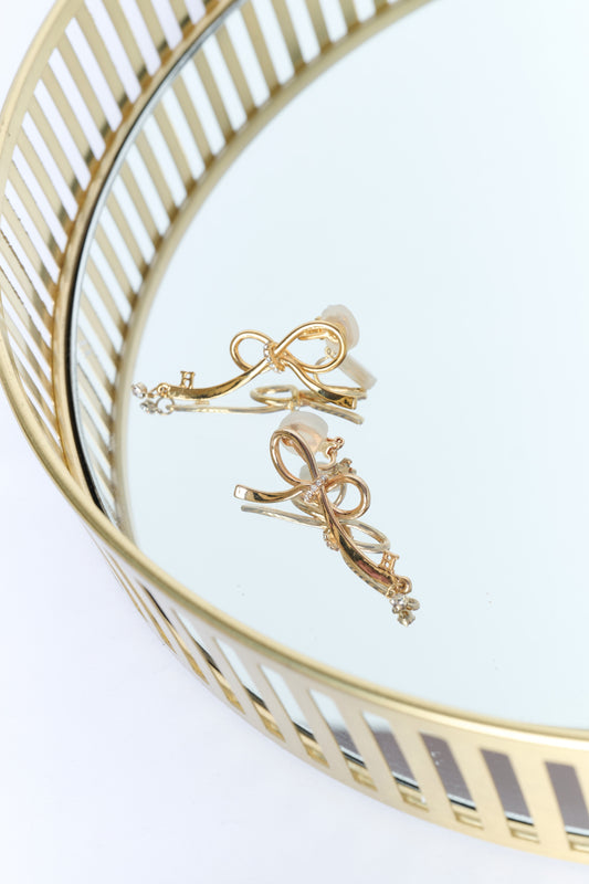 Double Ribbon Earrings