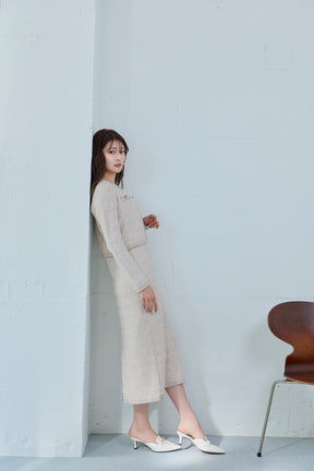 Spring Tweed Dress Set