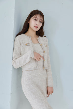 Spring Tweed Dress Set