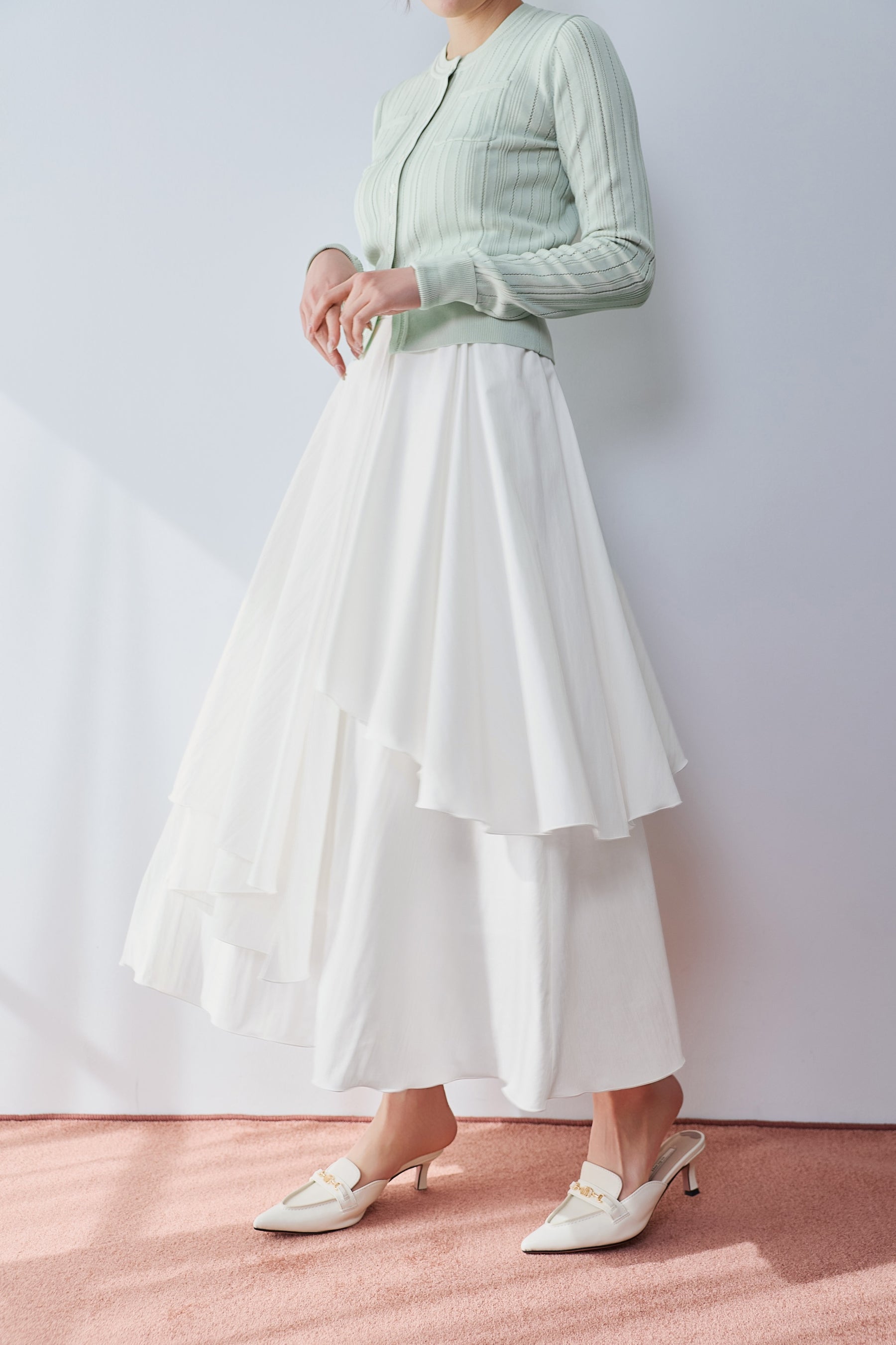 Eyelet Knit Cardigan