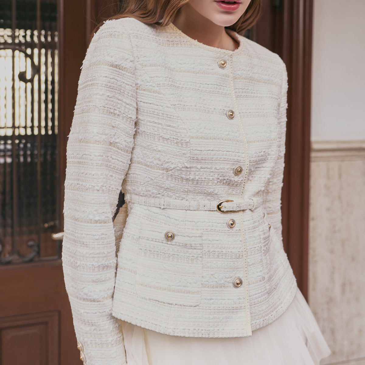Vol.2 Tweed Peplum Jacket Vol.2 Tweed Peplum Jacket