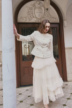 Vol.2 Tweed Peplum Jacket