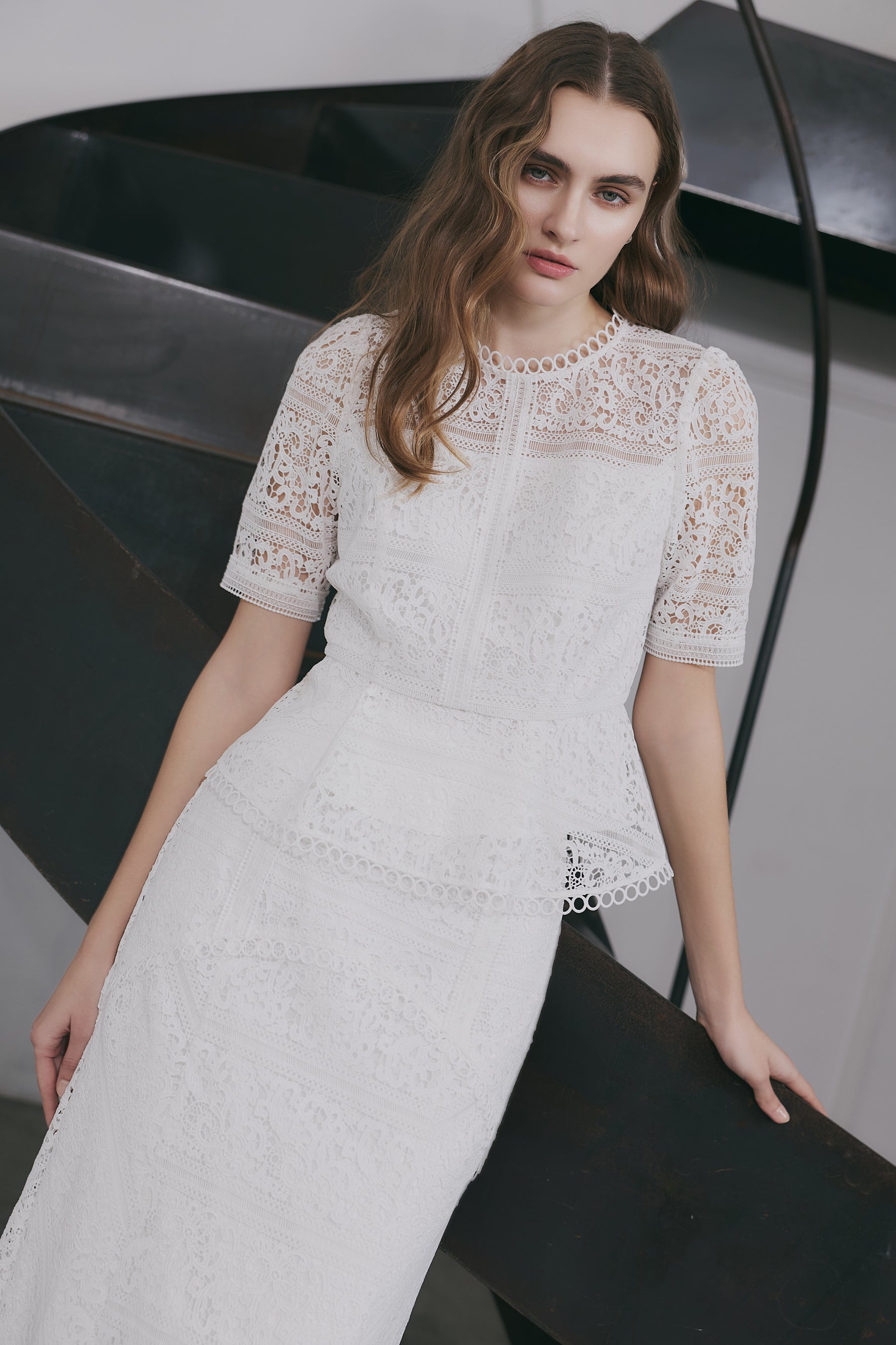 Vol.2 Embroidered Lace Skirt