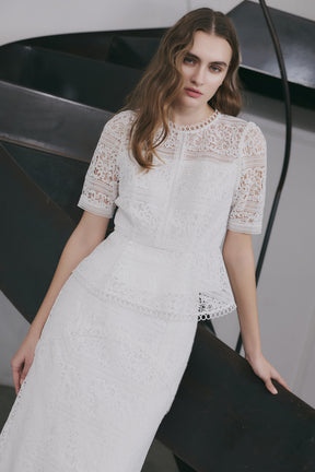 Vol.2 Embroidered Lace Skirt